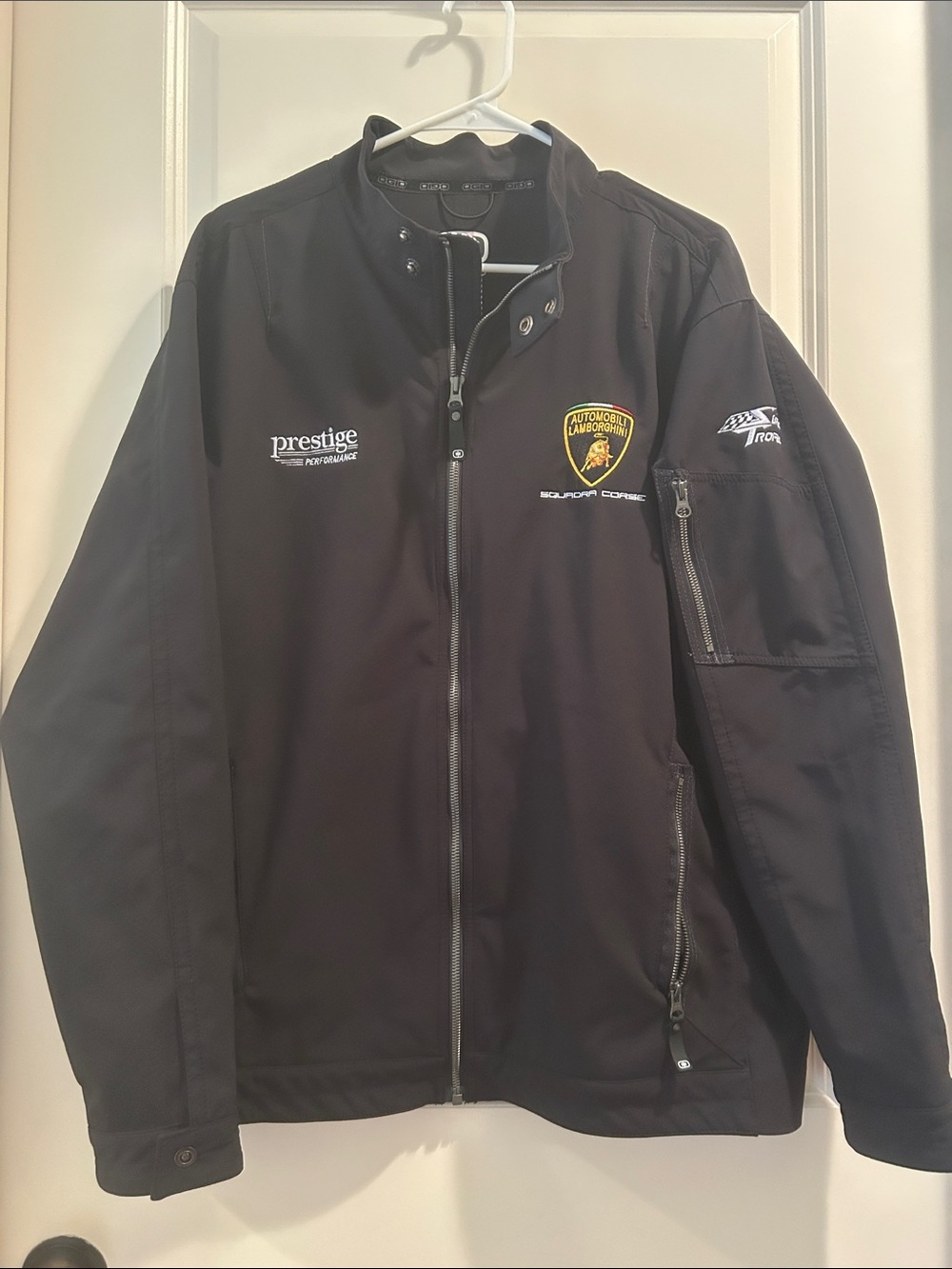 OGIO Lamborghini Prestige Squadra Corse Super Trofeo Black Softshell Jacket XL